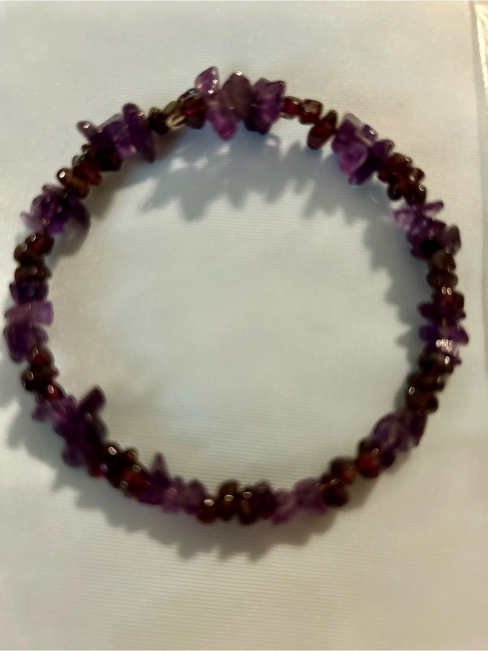 Genuine Amethyst Beaded Necklace